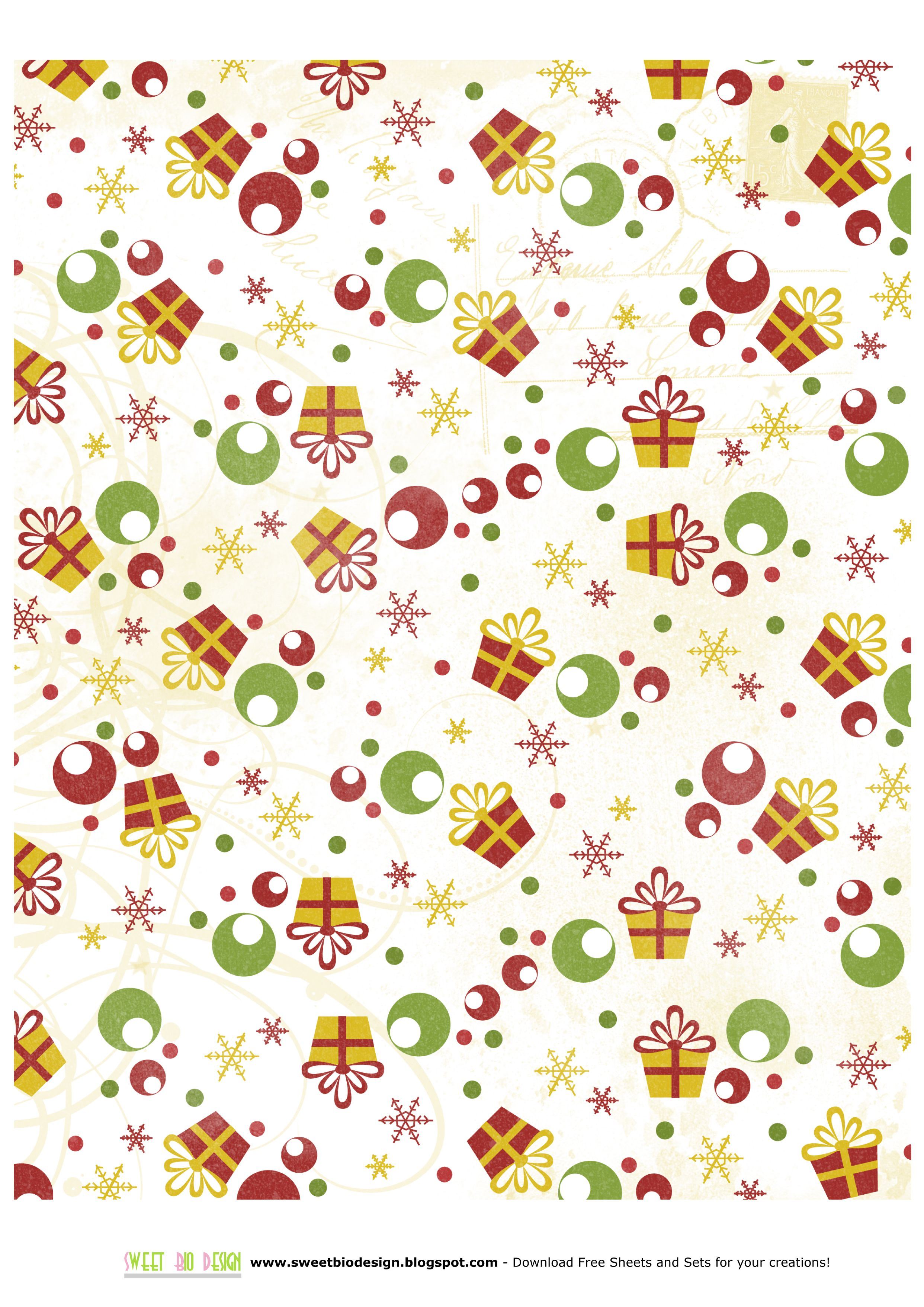 Printable Christmas Paper | Christmas~Background Papers | Pinterest - Free Printable Christmas Paper