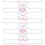 Printable Crown And Castle Napkin Holders   Free Printable Castle Templates