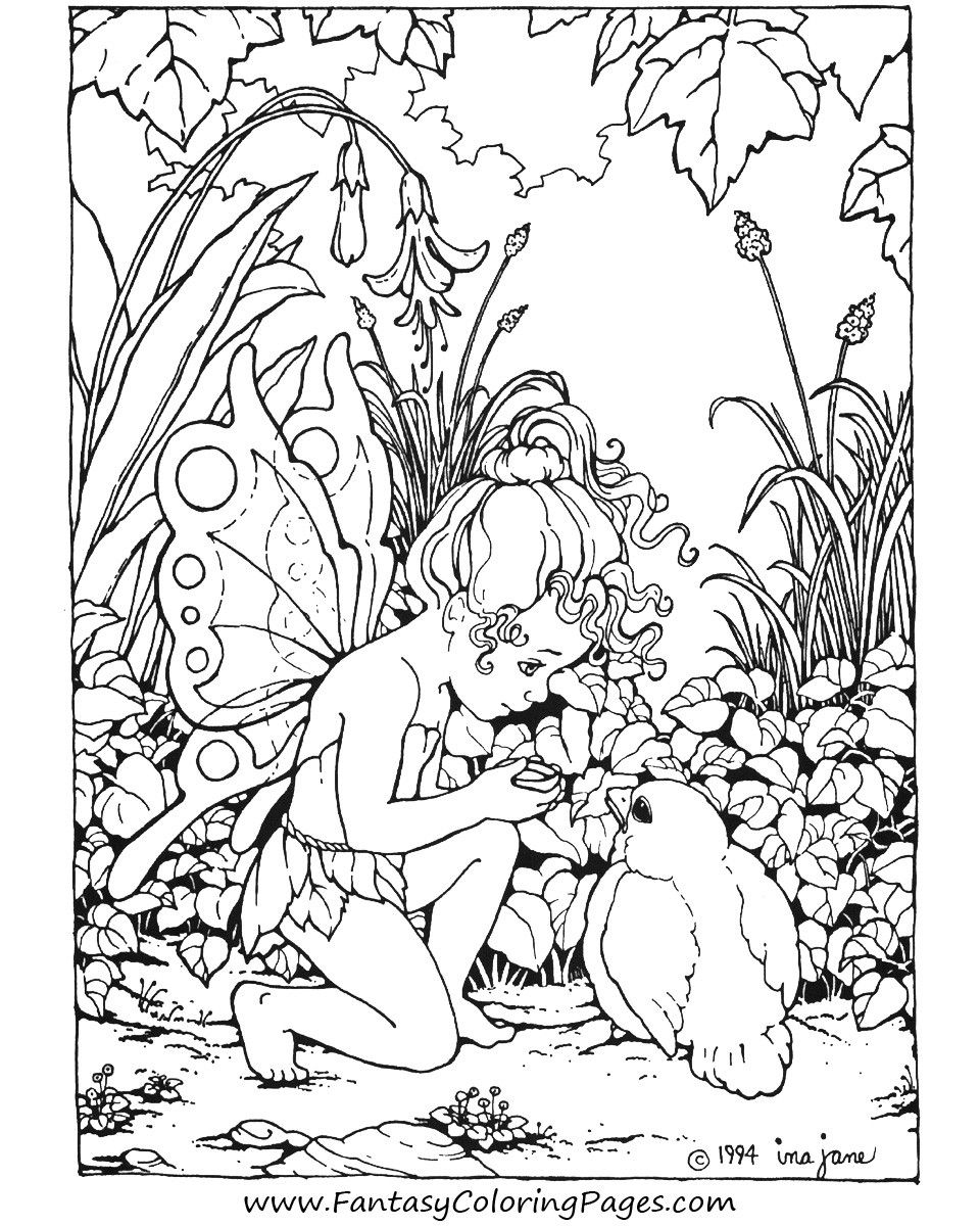 Printable Difficult Coloring Pages: Print Free Printable Coloring - Free Printable Coloring Pages Fairies Adults
