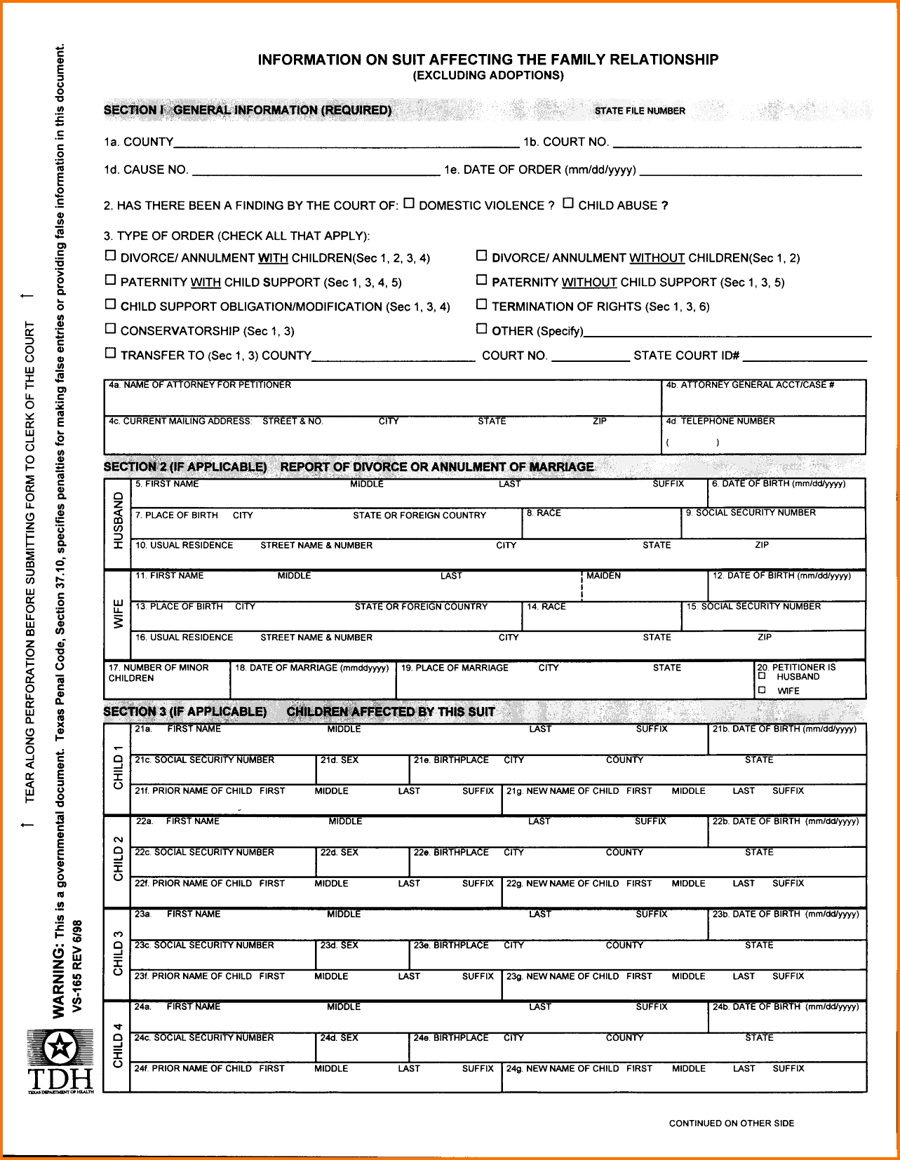 Printable Divorce Papers Florida Free Fake Forms Sample Documents - Free Printable Documents