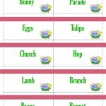 Printable Easter Game Cards For Pictionary, Charades, Hangman And 20   Free Printable Pictionary Cards