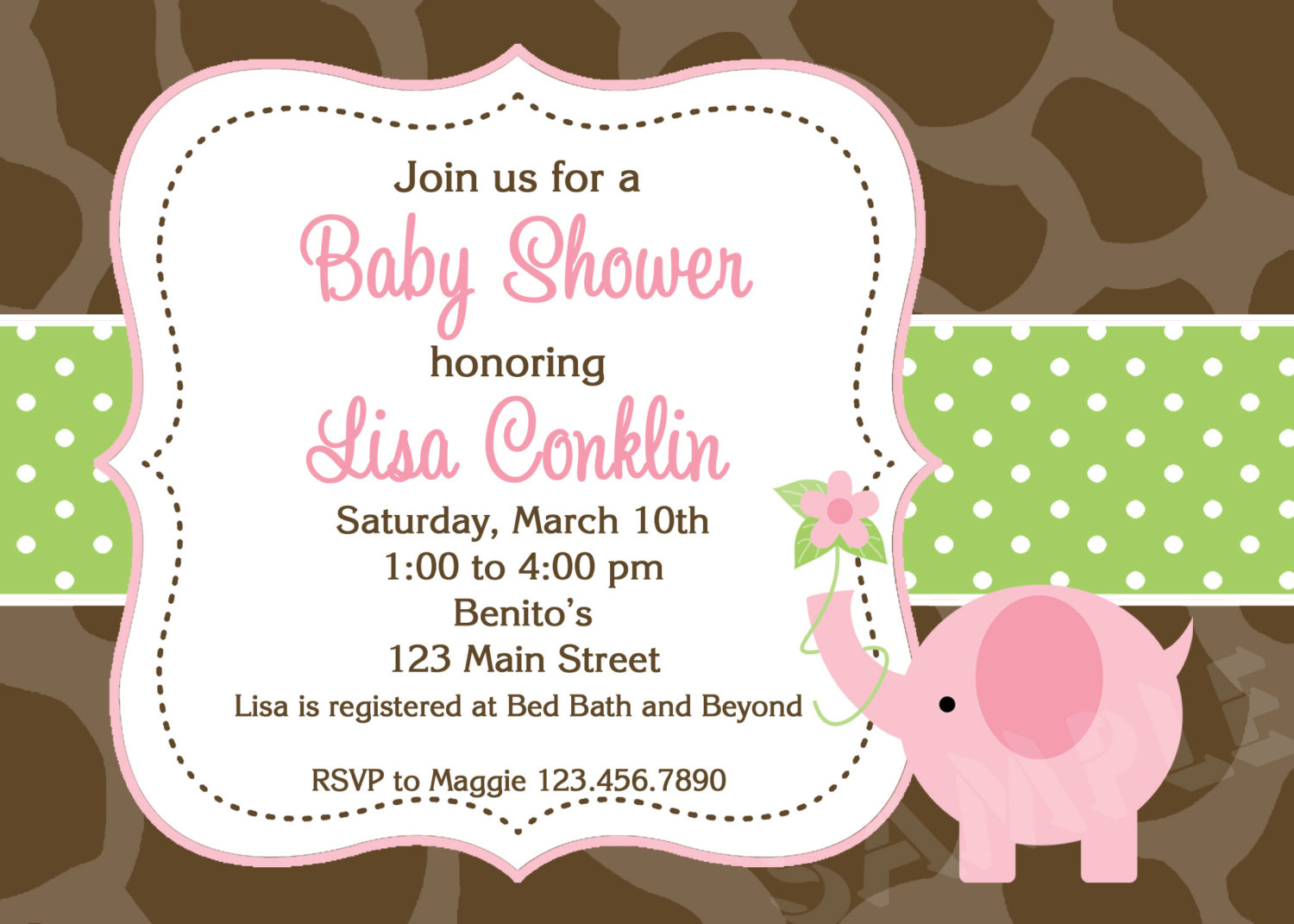 Printable Elephant Baby Shower Invitations My Face Burns After Shower - Baby Shower Cards Online Free Printable