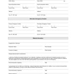 Printable Emergency Contact Form Template | Home Daycare | Pinterest   Free Printable Daycare Forms