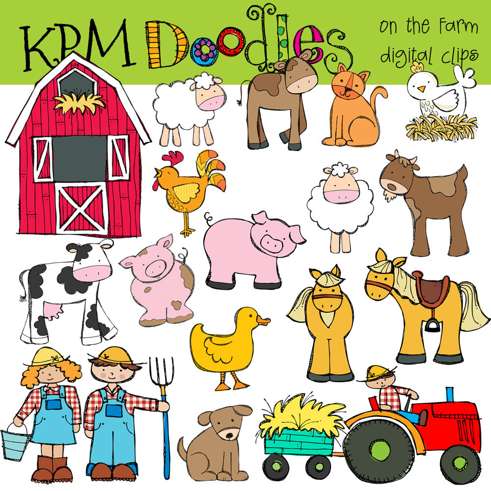 Printable Farm Animals Clipart - Clip Art Library - Free Printable Farm Animal Clipart