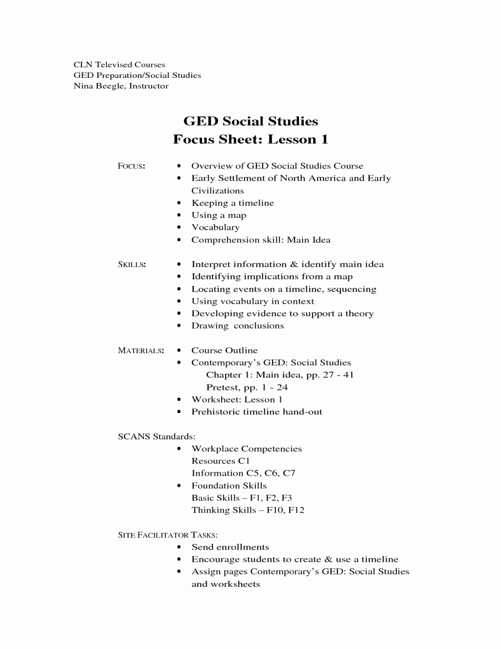 Printable Ged Practice Test With Answers Pdf Social Studies - Free Printable Ged Practice Test With Answer Key