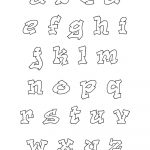 Printable Graffiti Bubble Letters Alphabet | Fontastic | Graffiti   Free Printable Graffiti Letters Az