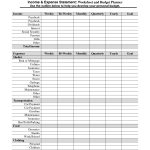 Printable Income And Expense Form Income And Expense Statement   Free Printable Income And Expense Form