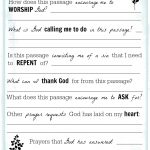 Printable Journal Pages About Bible Reading And Prayers | Scripture   Free Printable Bible Study Lessons With Questions And Answers