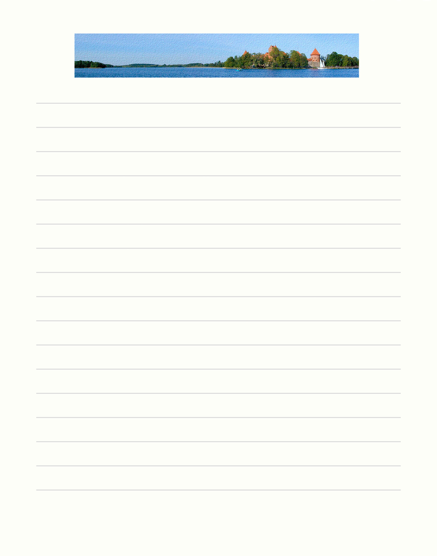 Printable Lined Paper | Creative Templates  Free Stationery Image - Free Printable Lined Stationery