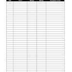 Printable Mileage Log Sheet Template | Office | Budget Forms   Free Printable Salon Sign In Sheets