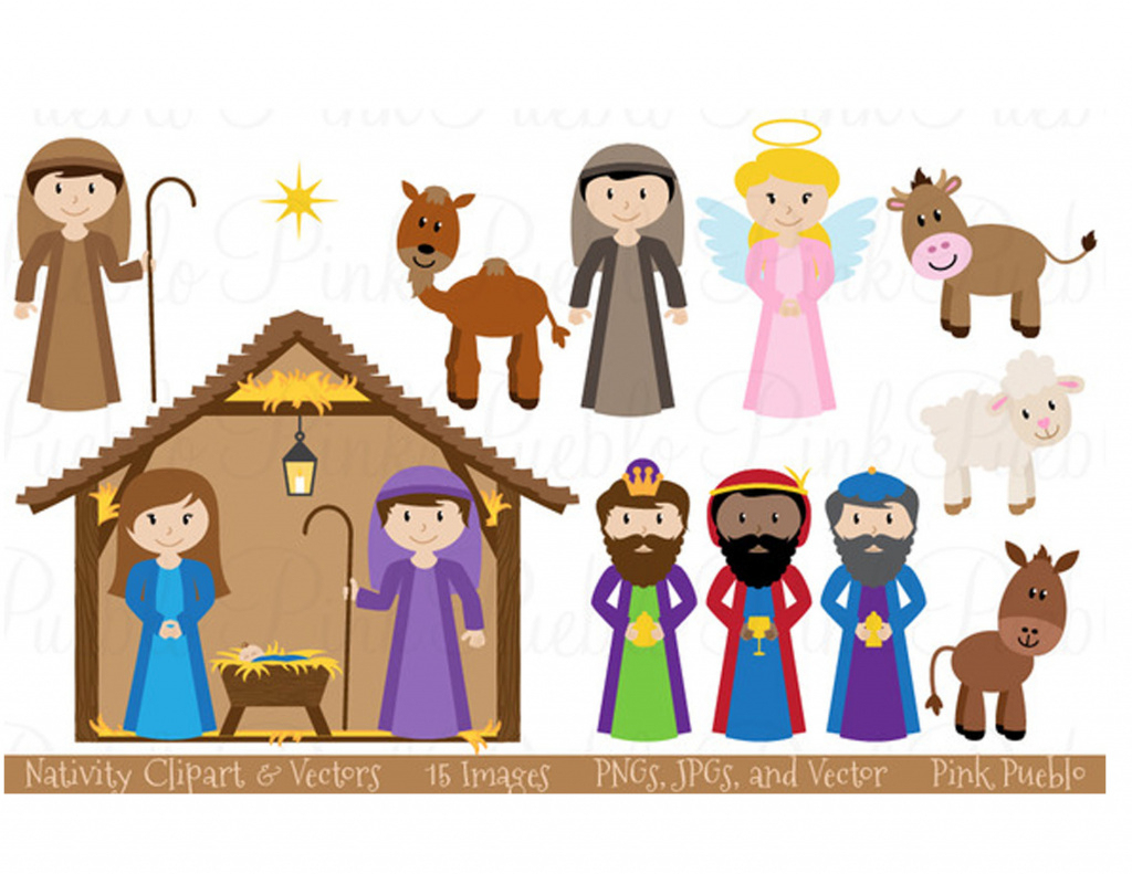Printable Nativity Scene - Printable 360 Degree With Free Printable - Free Printable Nativity Scene Pictures