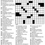 Printable Newspaper Crossword Puzzles For Free   Printable 360 Degree   Printable Newspaper Crossword Puzzles For Free