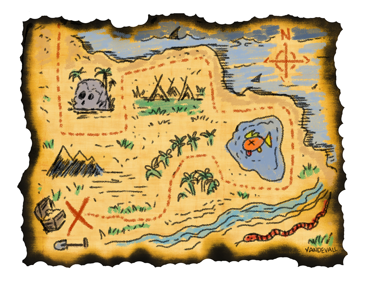 Printable Pirate Map 9 #4488 - Free Printable Pirate Maps