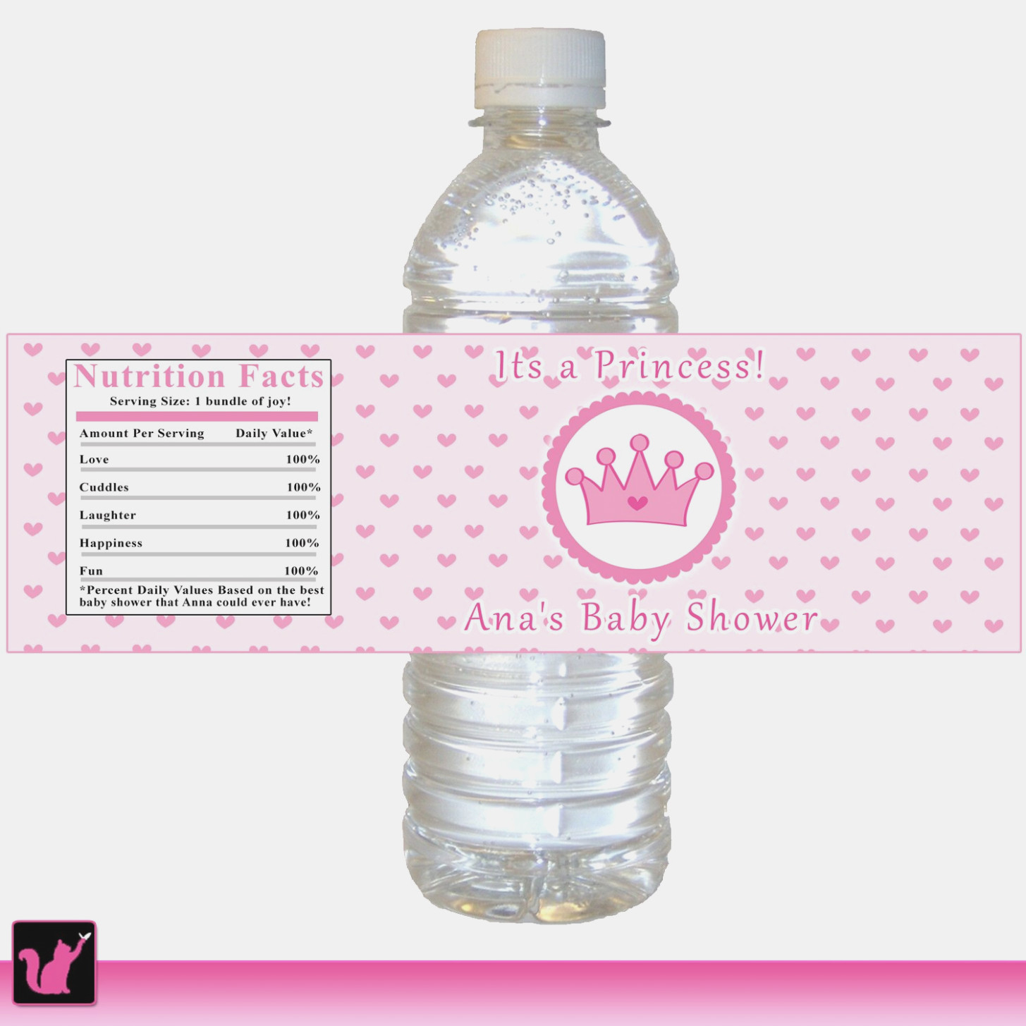 Printable Princess Water Bottle Labels Wrappers – Birthday Party - Free Printable Water Bottle Labels For Birthday