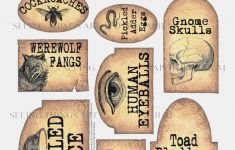 Free Printable Apothecary Jar Labels