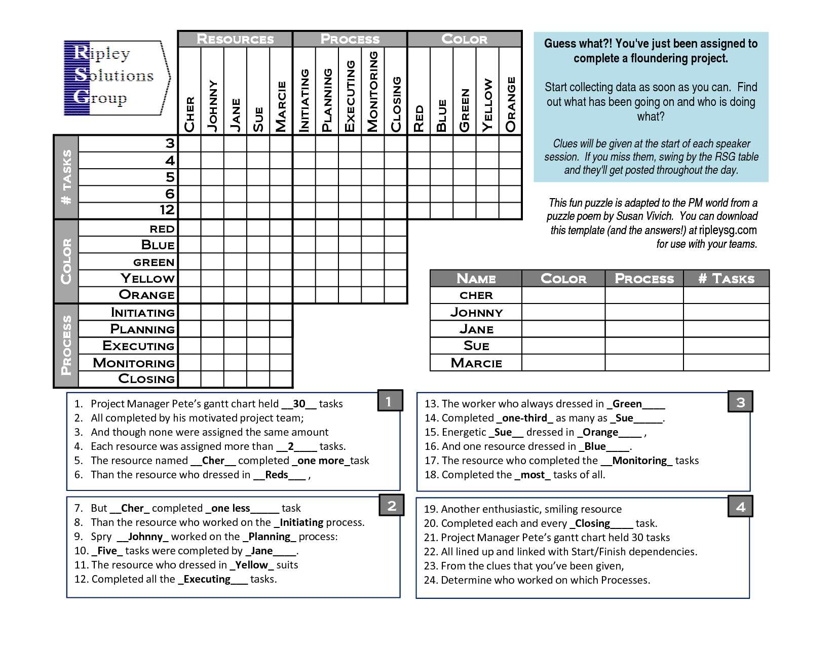 Printable Puzzles For Adults | Logic Puzzle Template - Pdf | Puzzles - Free Printable Riddles With Answers