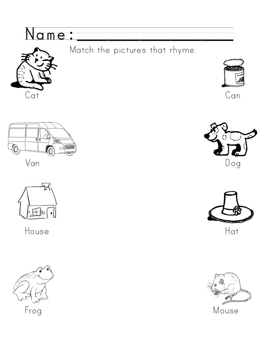 Printable Rhyming Worksheet | Teaching Ideas | Pinterest | Rhyming - Free Printable Rhyming Words Worksheets