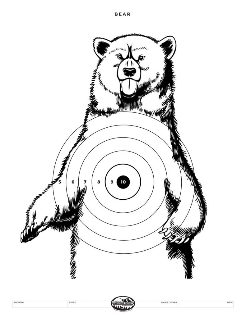 Printable Shooting Targets And Gun Targets • Nssf - Free Printable Shooting Targets