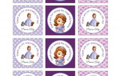 Sofia The First Cupcake Toppers Free Printable