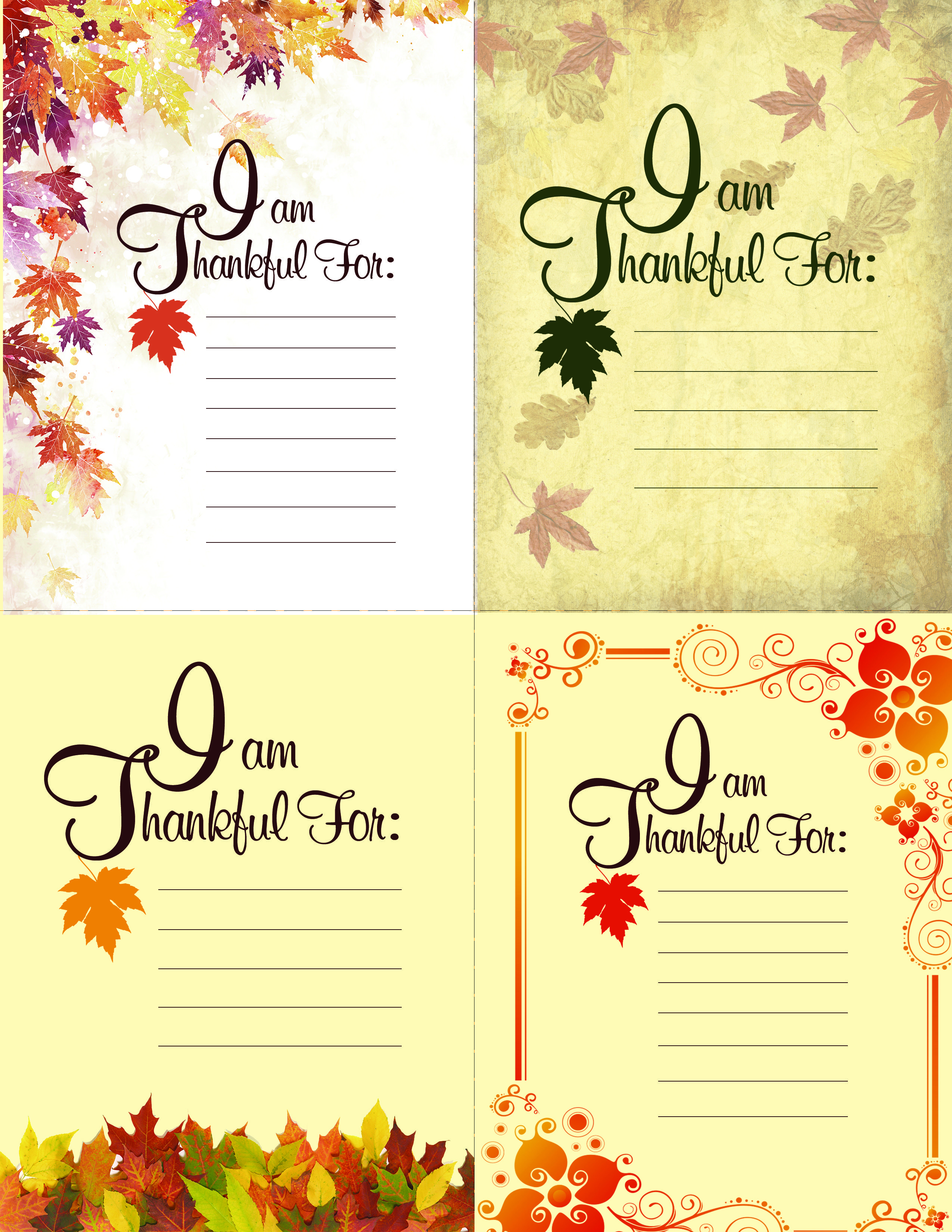 Printable Thanksgiving Place Setting Cards | Autumn | Pinterest - Free Printable Mothers Day Cards Blue Mountain