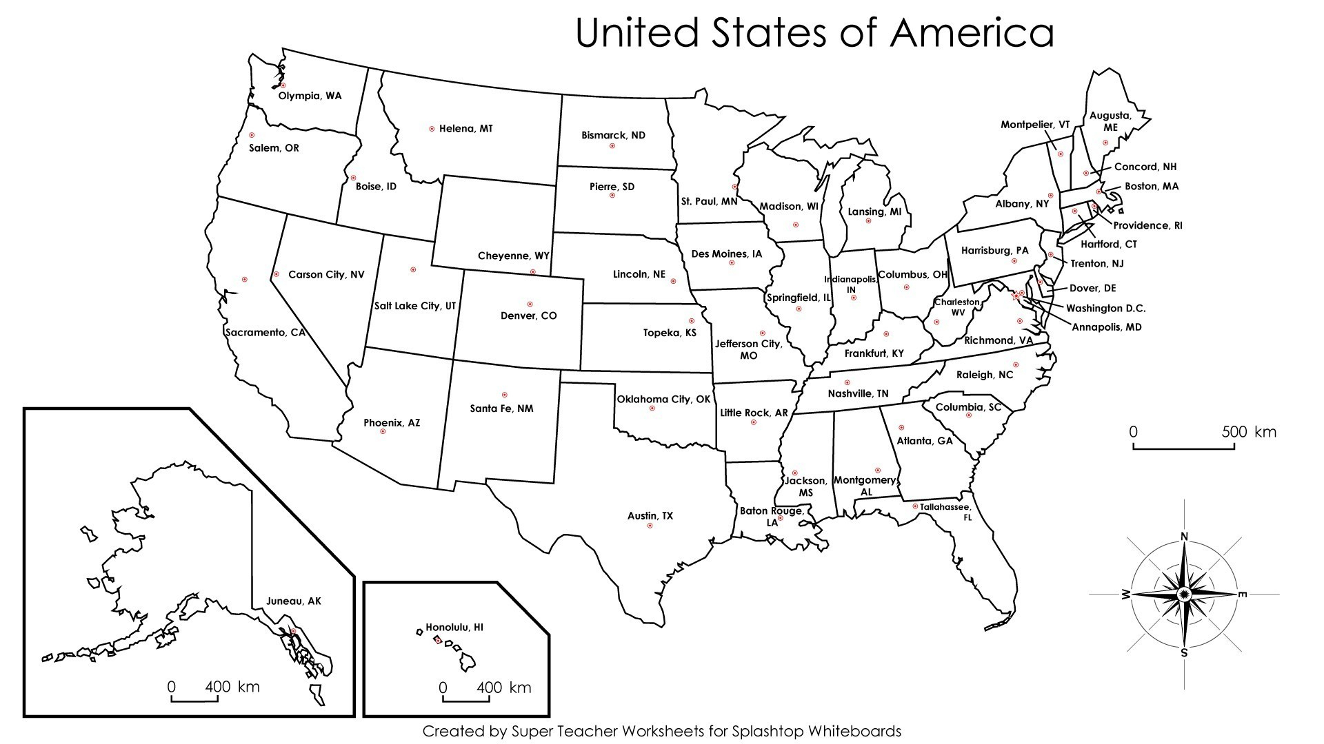 Printable Us Map Free | Download Them Or Print - Free Printable Labeled Map Of The United States