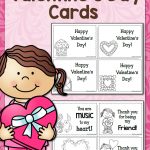 Printable Valentine's Day Cards   Mamas Learning Corner   Free Printable Valentines Day Cards For Kids