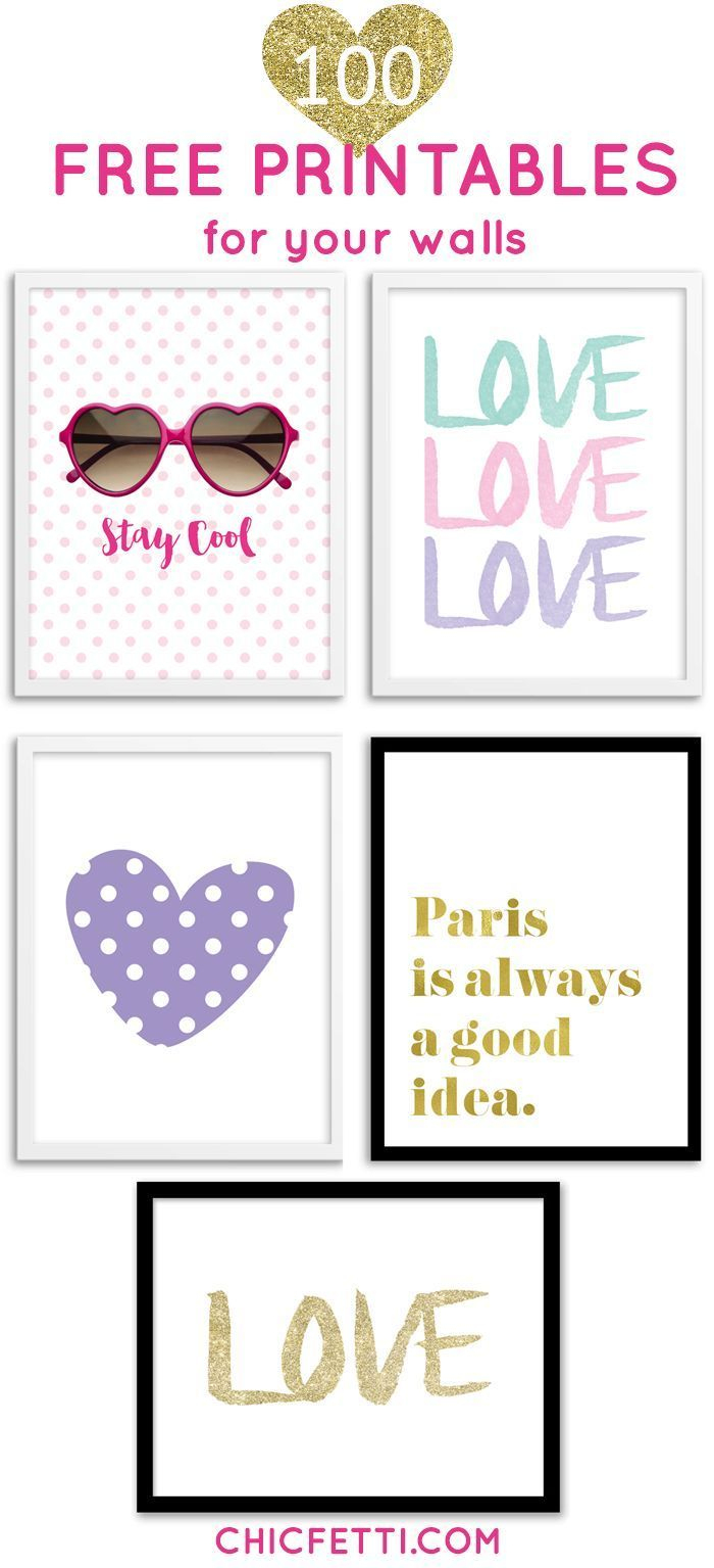 Printable Wall Art - Print Wall Decor And Poster Prints For Your - Free Printable Wall Art Prints