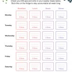 Printable Weekly Meal Planner Template And Grocery List | 8Fit   Free Printable Weekly Meal Planner