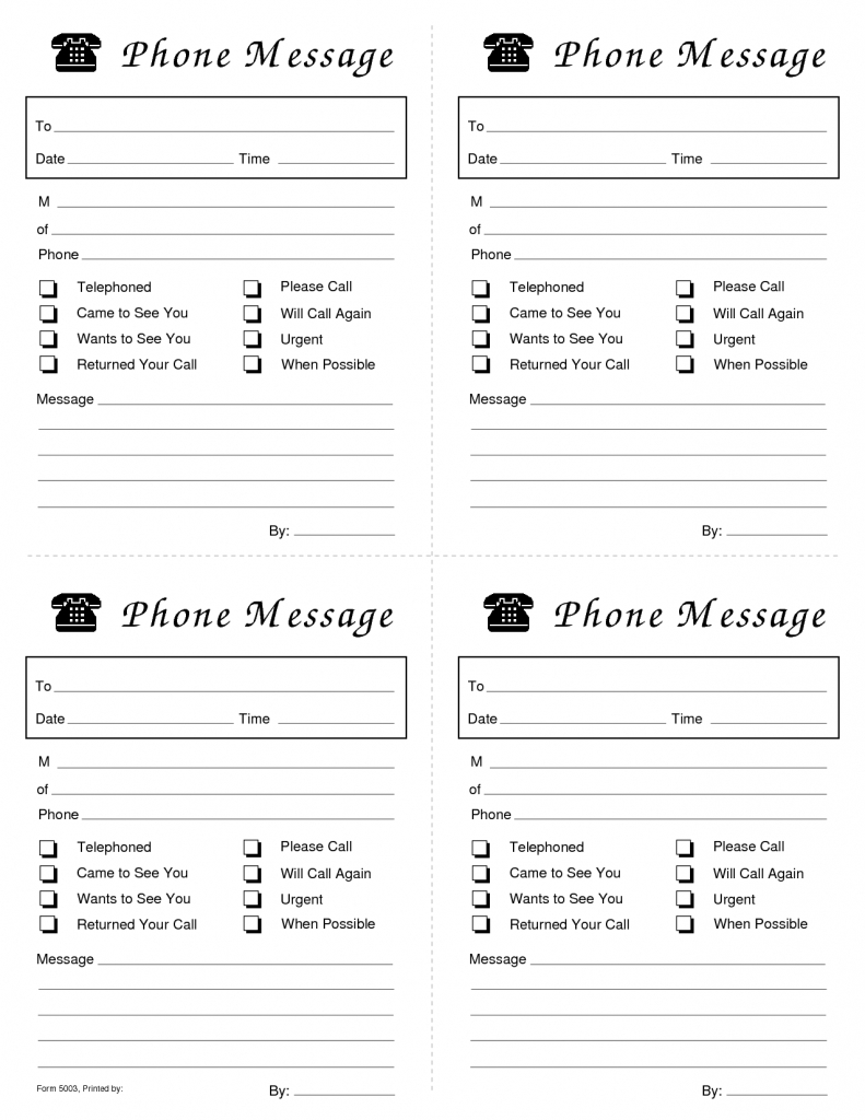 Printable+Phone+Message+Template | ??s | Pinterest | Free Printable - Free Printable Phone Message Template