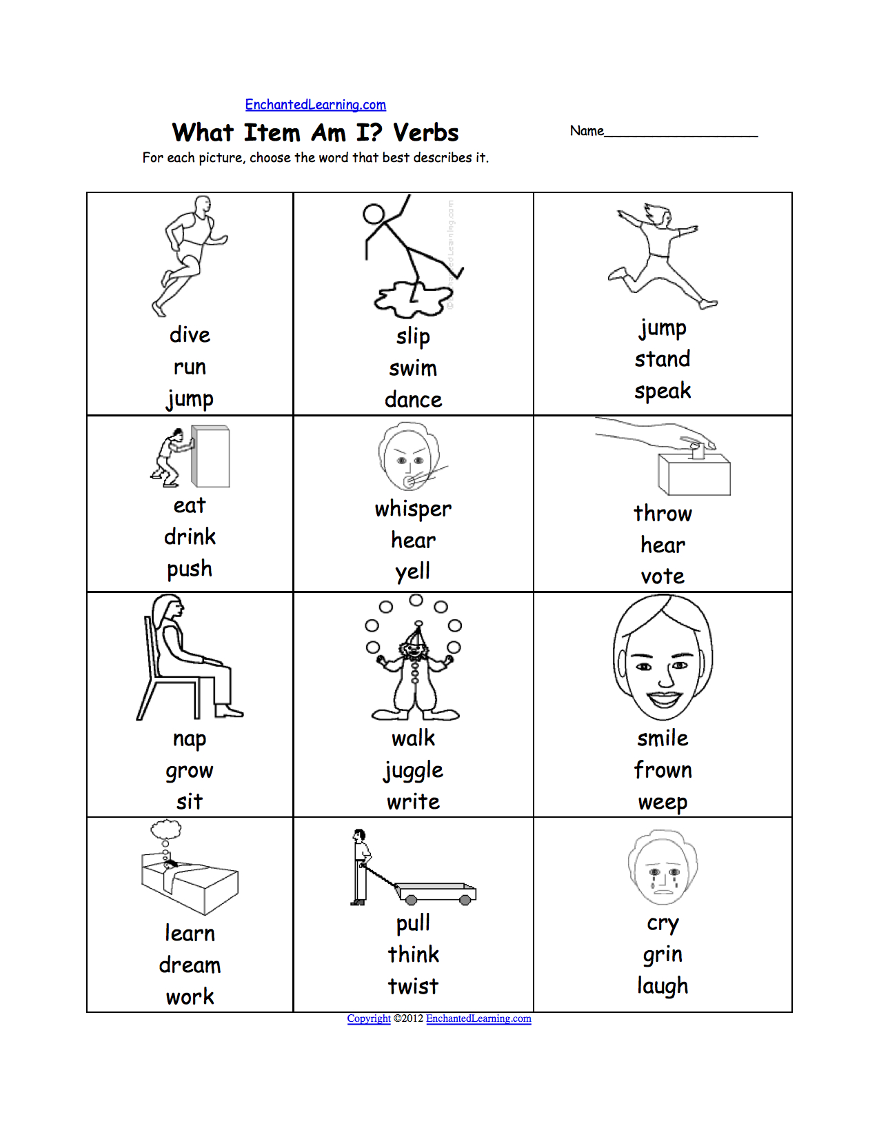 Printables. Free Verb Worksheets. Lemonlilyfestival Worksheets - Free Printable Verb Worksheets