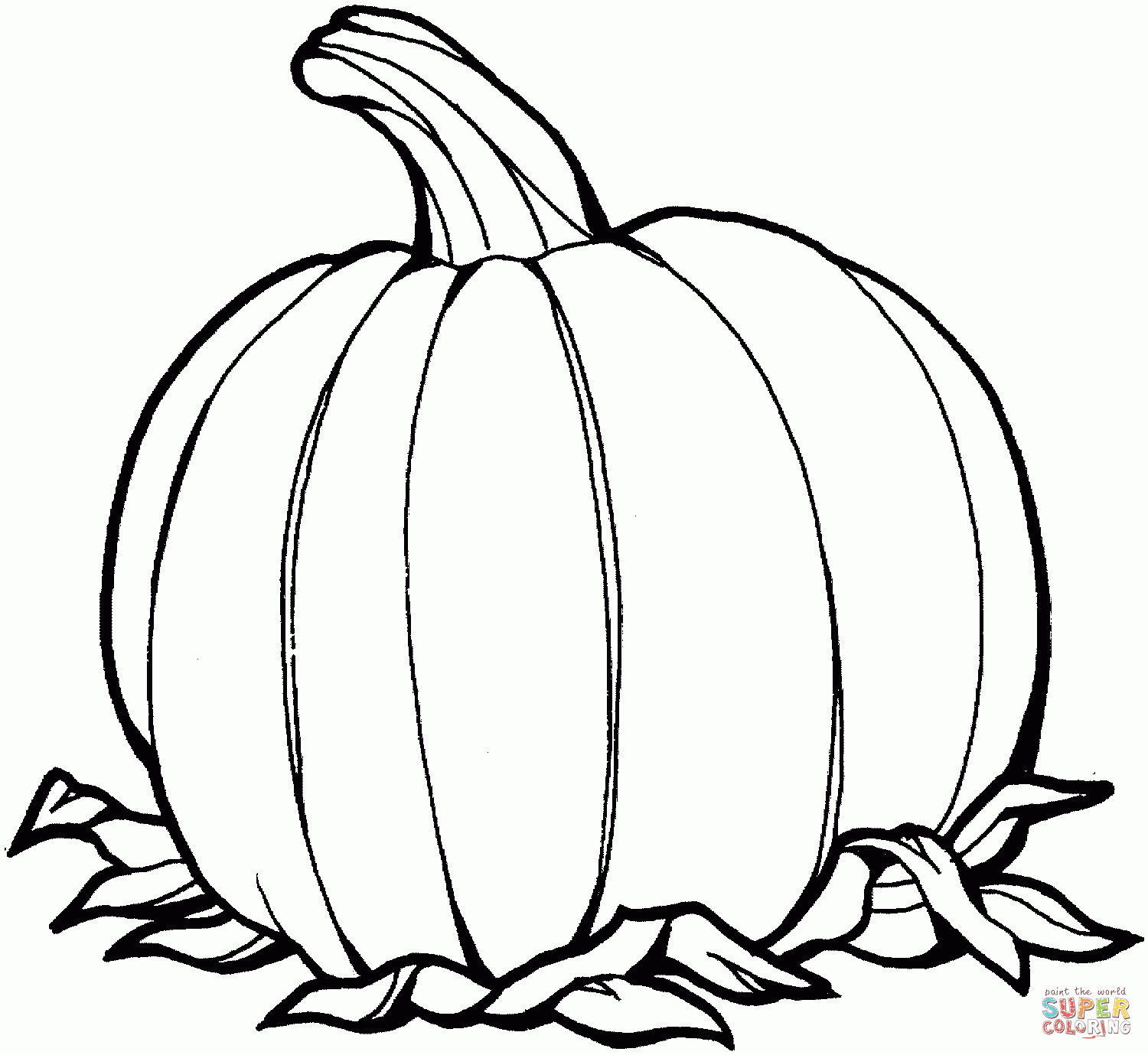 Pumpkin Coloring Page | Free Printable Coloring Pages - Free Printable Pumpkin Coloring Pages