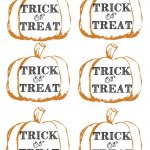 Pumpkin Tags Free Printable | Party Like A Cherry | Pinterest   Free Printable Trick Or Treat Bags