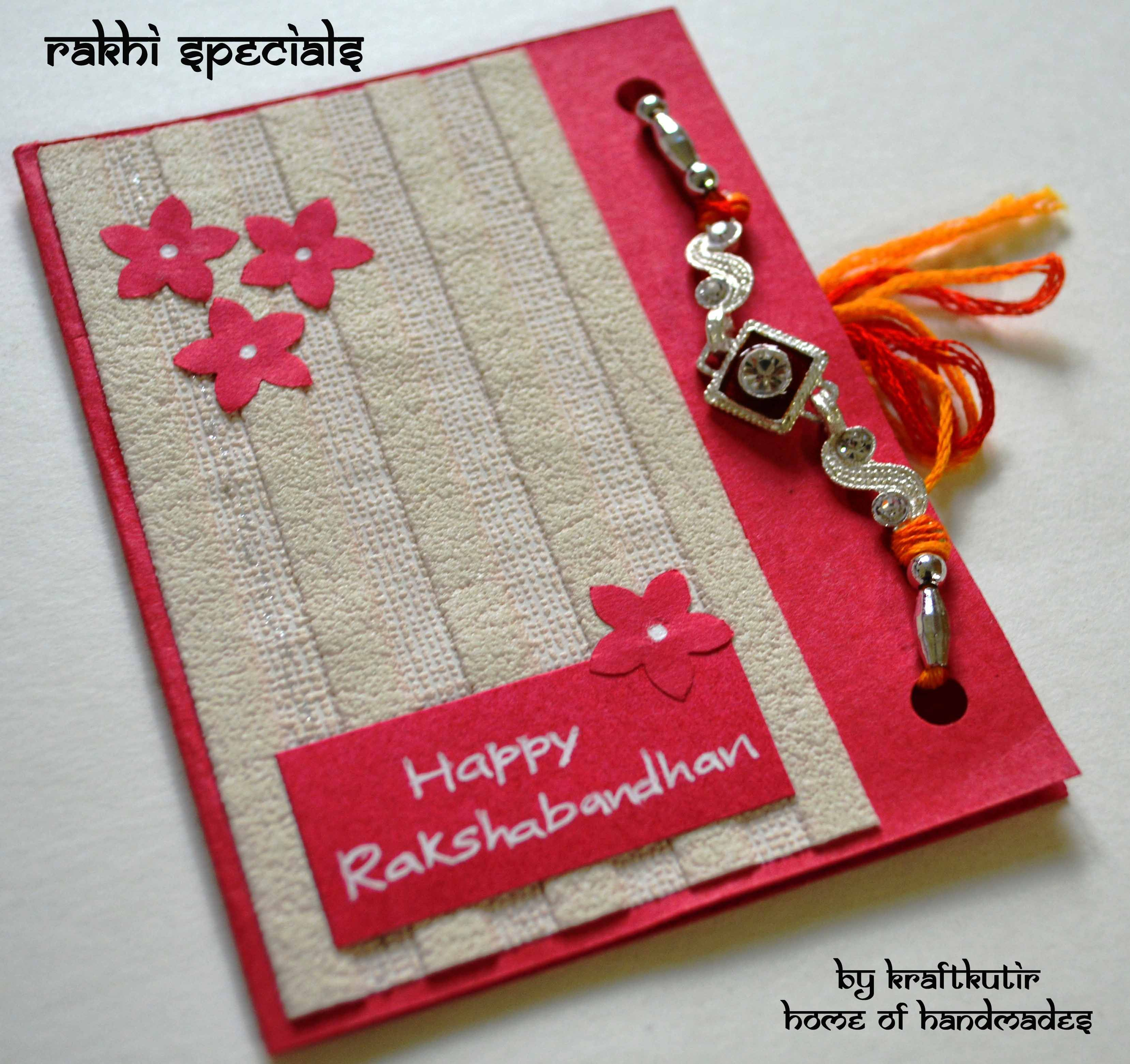 Rakshabandhan Cards With Rakhi :) | Kraftkutir&amp;#039;s Handmade Products - Free Online Printable Rakhi Cards