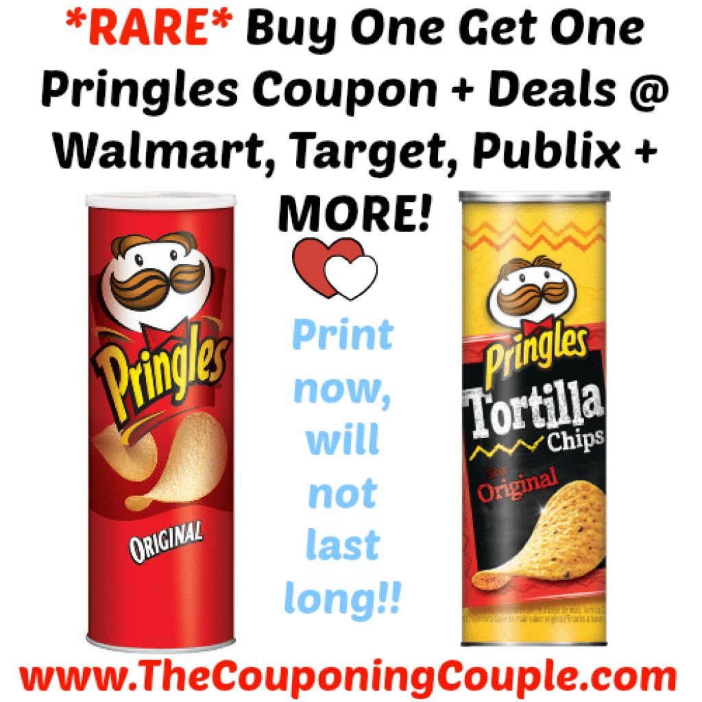 Rare Buy One Get One Pringles Coupon + Deals @ Walmart, Target - Free Printable Pringles Coupons