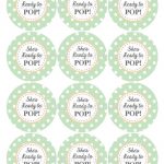 Ready To Pop Labels Template Free Ready To Pop Sticker Blue Instant   Ready To Pop Free Printable