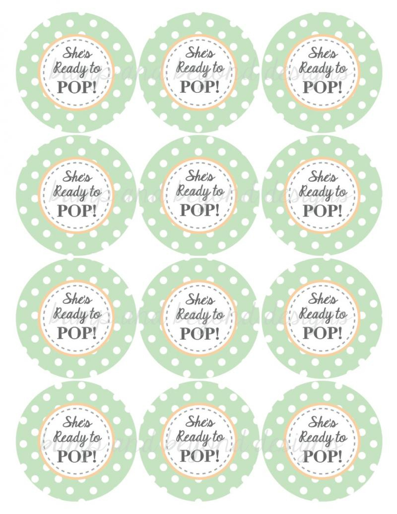 Ready To Pop Labels Template Free Ready To Pop Sticker Blue Instant - Ready To Pop Free Printable