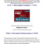 Red Lobster Printable Couponslisa Dm   Issuu   Free Printable Red Lobster Coupons