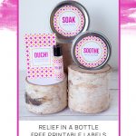 Relief In A Bottle" Free Roller Labels | Essentially Crafty   Free Printable Roller Bottle Labels