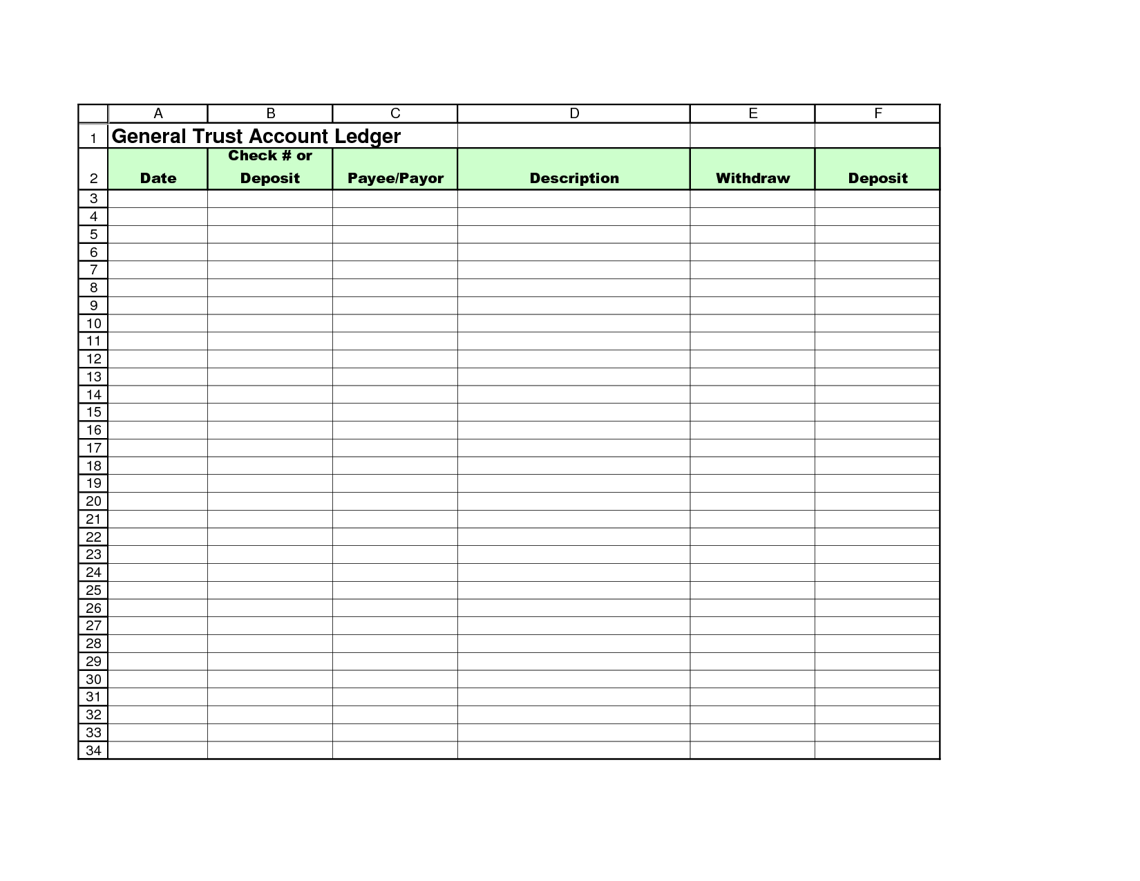 Rental Ledger Free Download | Personal Finances Pinterest Frugal - Free Printable Rent Ledger