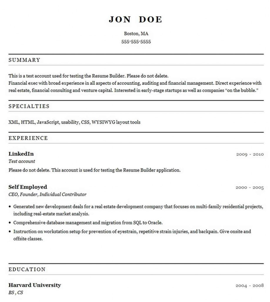 Resume Builder Free Online Resume Builder Free Online Resume Example - Free Online Resume Templates Printable