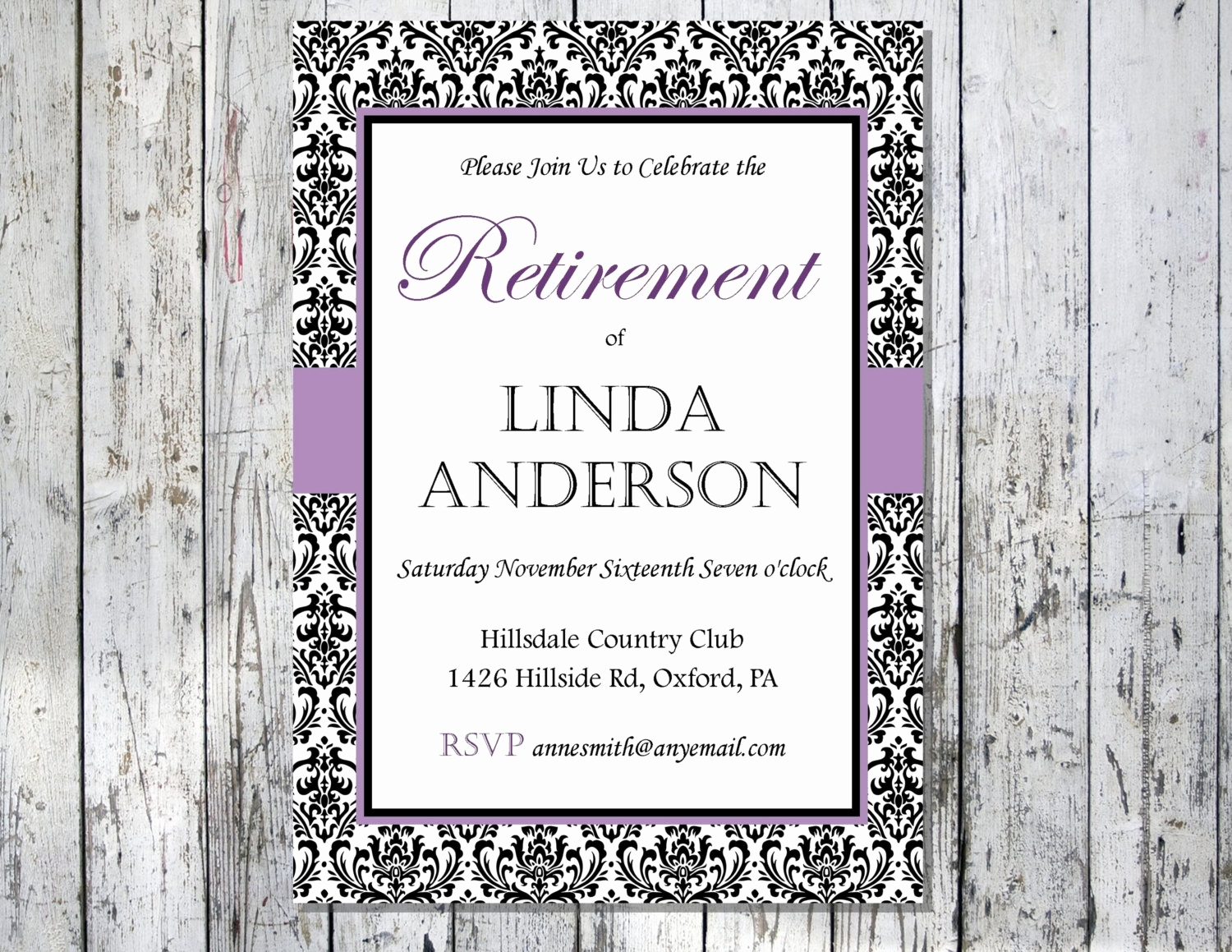 Retirement Flyer Template