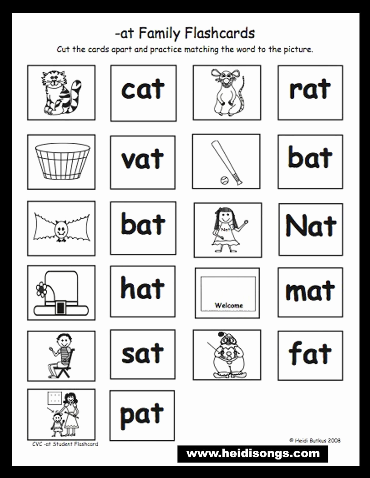 Rhyming Words Worksheet Kindergarten Math Printable Activities - Free Printable Rhyming Words Flash Cards
