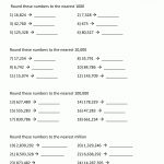 Rounding Worksheets 4Th Grade For Download Free   Math Worksheet For   Free Printable 4Th Grade Rounding Worksheets