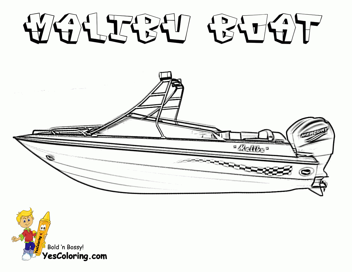 Rugged Boat Coloring Page | Boats | Free | Ship Coloring Pages - Free Printable Boat Pictures