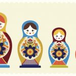 Russian Doll Template To Download And Print   Free Printable Paper Dolls From Around The World