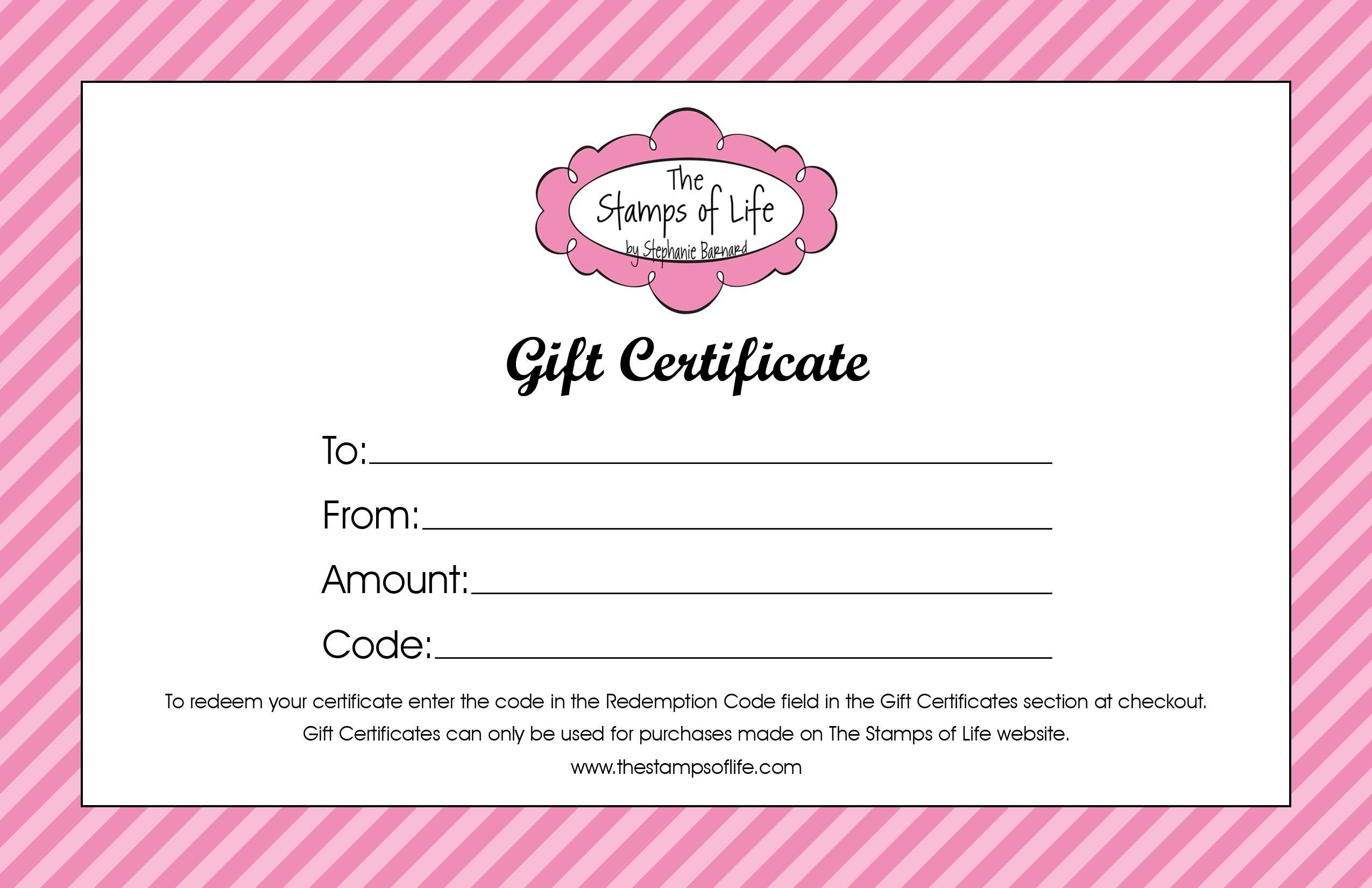 Salon Gift Certificate Template Free Printable Dealssiteco Simple - Free Printable Gift Certificates For Hair Salon