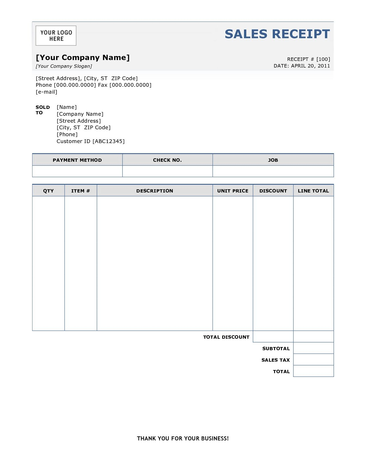 Sample Of Invoice Receipt Free Printable Invoice Sample Of Invoice - Free Printable Invoice Forms