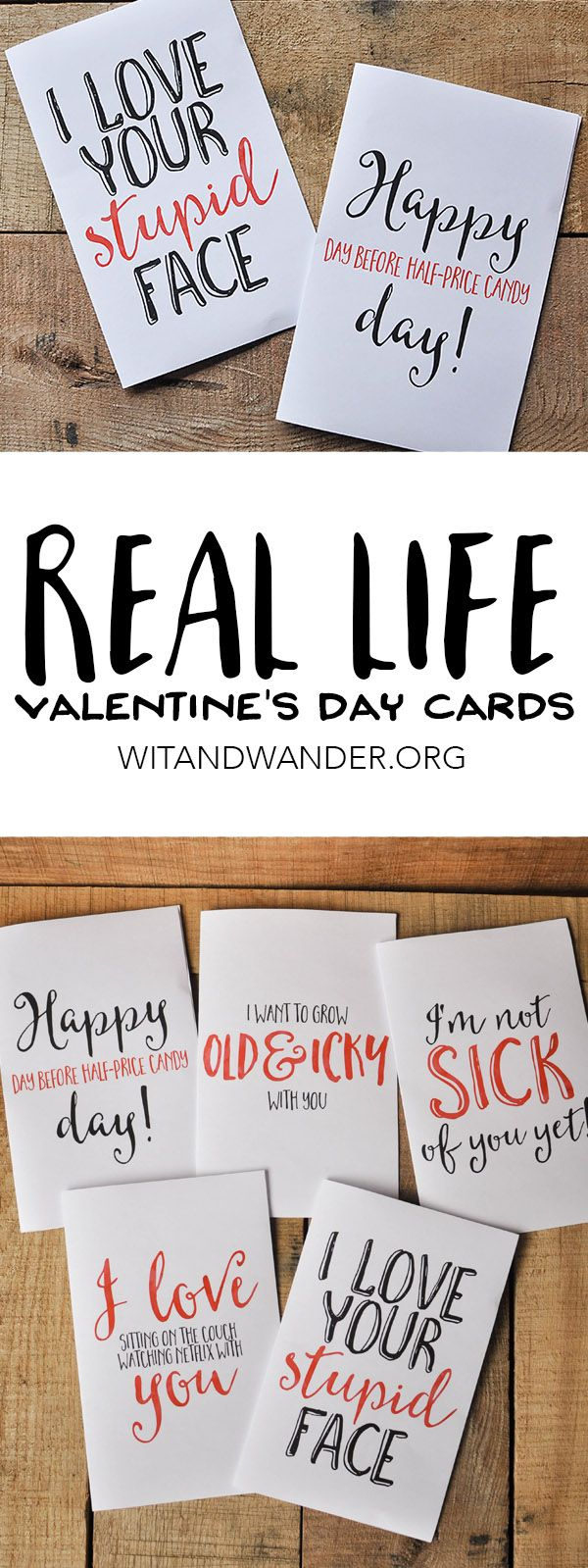 Sarcastic Valentine&amp;#039;s Day Cards - Free Printables | Crafting Chicks - Free Printable Valentines Day Cards For Her