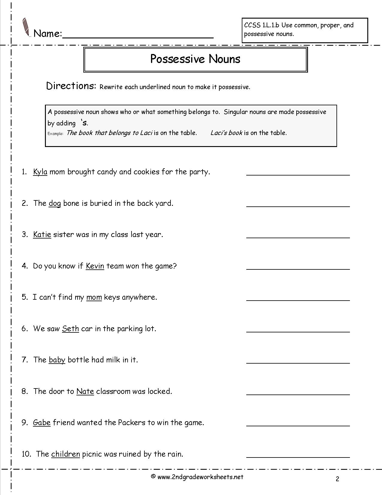 possessive-nouns-first-grade-worksheet-inspirational-nouns-no-prep-packet-possessive-nouns