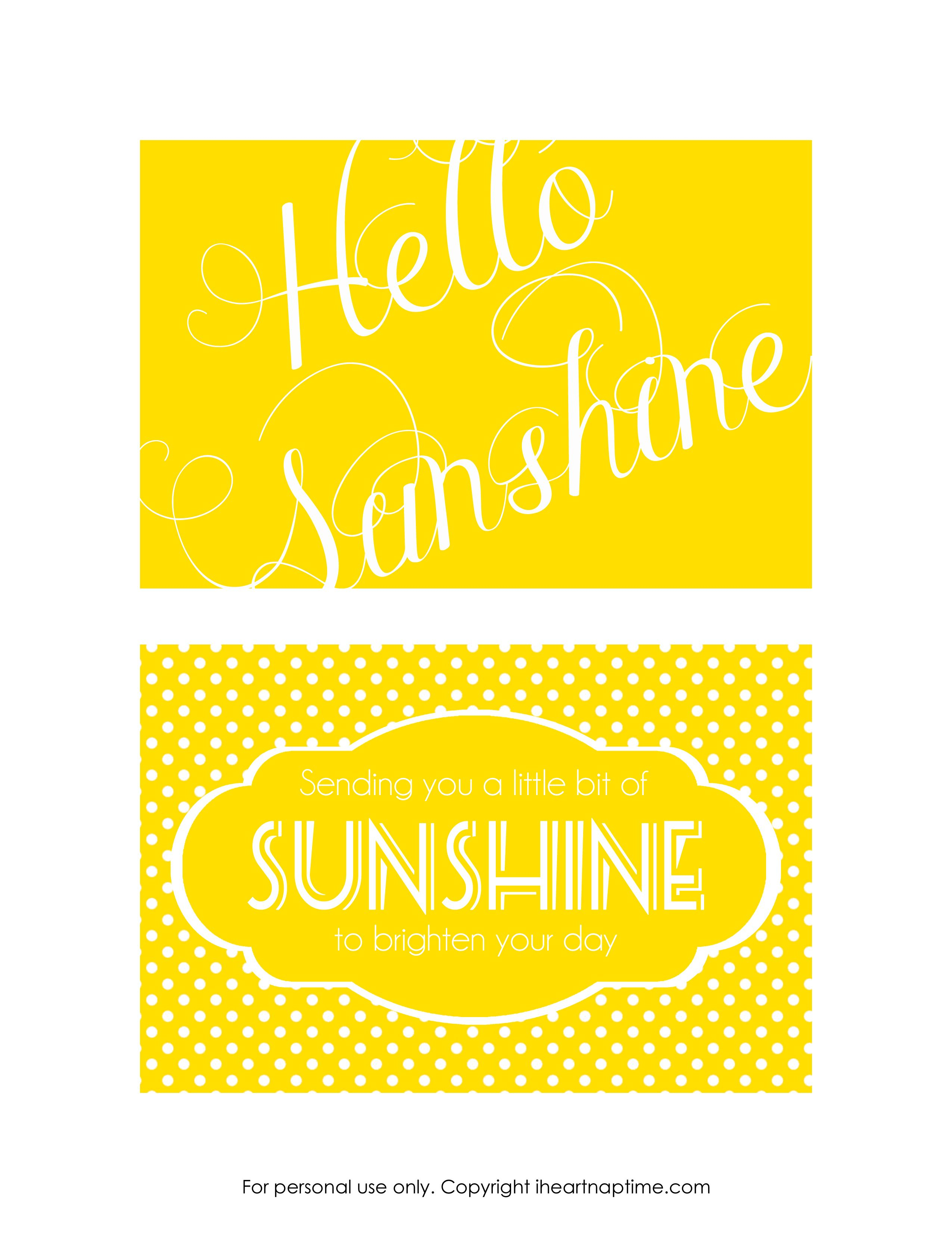 Send A Box Of Sunshine {Free Printables} | Family Goals/themes | Box - Box Of Sunshine Free Printable